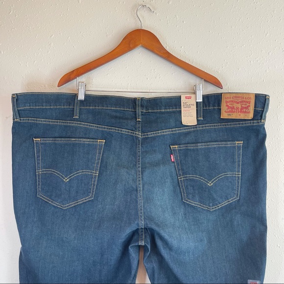Levi’s 541 Athletic Taper Men’s Plus Size Jeans/Sz:52x30/NWT - Picture 6 of 14